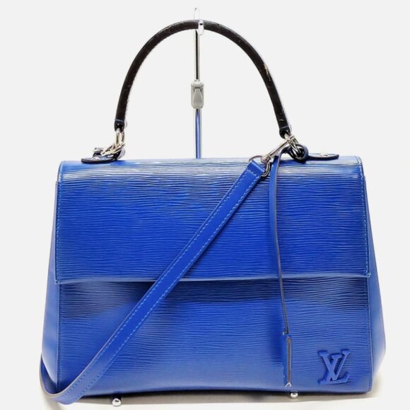 LOUIS VUITTON Epi Cluny MM Blueberry - Picture 1 of 14